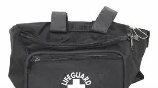 Waterpark Lifeguard Hip Pack-Black