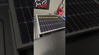 DIY - Solar Slide out under Pioneer Platform Rack by Rhino Rack.