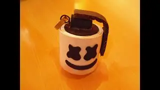 Como hacer la granada de Marshmello!!!!!