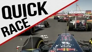 F1 2012 Gameplay - Quick Race - Buddh, India - Commentated