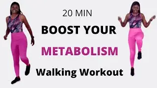 20 Min Low Impact CARDIO Walking workout 🔥 | Speed up your metabolism