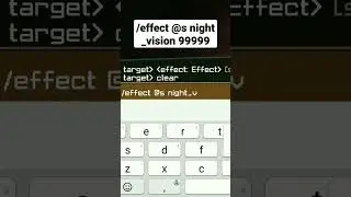 How to get night vision effect in minecraft