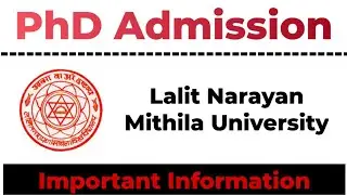 Revised Answer Key II Lalit Narayan Mithila University Darbhanga Bihar PhD Admission Information II