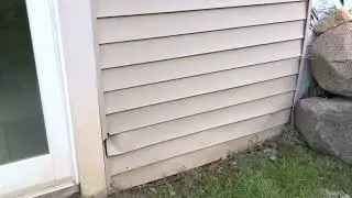 Hail Damage - Vinyl Siding