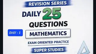 MATHS (DAY -1) / DAILY REVISION SERIES #maths #practice # competition #government #exam