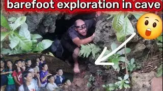 ​Barefoot Cave Exploration: We Had NO IDEA What Was Inside! (Deep Grounding)