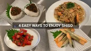 4 Easy Ways To Enjoy Shiso (Japanese Basil) Recipes