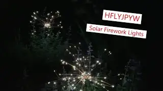 HFLYJPYW Solar Firework Lights, pretty lights shine bright #solarlight #outdoorlights #outdoordecor