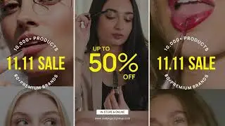 makeupcity 11.11 Sale is now live!