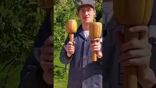 #Shorts - Awesome Wood Turning Project - Mallets - J vs K Challenge