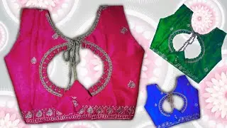 Blouse Back Side Cutting And  Stitching | Faison Design |My First Vlog|#myfirstvlogviral #blouse
