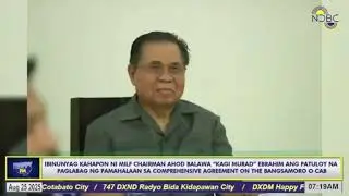 IBINUNYAG kahapon ni MILF Chairman Ahod Balawa &ldquo;Kagi Murad&rdquo; Ebrahim ang patuloy na paglabag