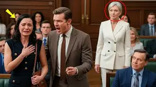 He Mocked His Wife for Having No Lawyer — Then Her Mother Walked In and Shocked the Whole Court!