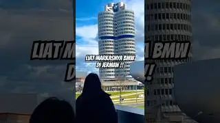 BMW Tower super keren, pecinta mobil BMW mari merapat !! #shorts #bmwwelt #munichgermany