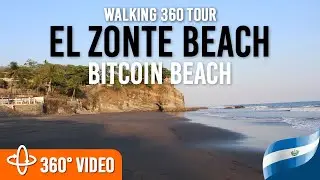El Zonte | Bitcoin Beach | El Salvador | Walking 360 Video Tour