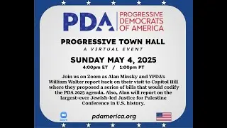 PDA Town Hall on May 4th, 2025