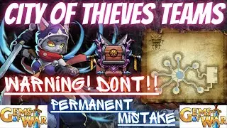 Gems of War City of Thieves Teams | Best FARMING FACTION so DONT make this permanent MISTAKE!!!!!!!!