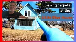 Чистка ковров в The Little Blue House! Подъём на второй этаж и уборка оборудования.