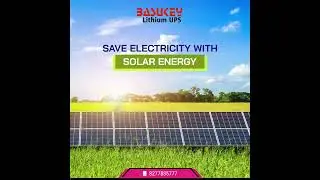 Let's start saving account with basukey solar lithium UPS! 25 years  longer warranty product