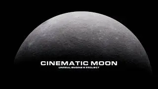 Cinematic Moon Unreal Engine 5 Project