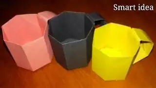 DIY Mini Paper Cup Making Video|| Papers Origami for kids || How to make a Papers mini cup ||