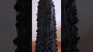 Making a black sequins maxi skirt #sewing #sewingtutorial #shorts #sewingworld #sewingprojects
