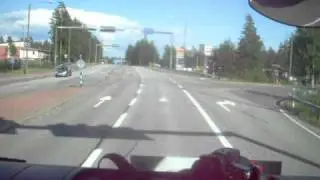 Driving in Kausala, Finland