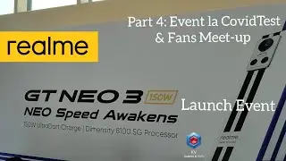 realme GT Neo 3 Launch Event Vlog | Part 4 | Tamil | Event-la Covid Test & Fans Meet | realme