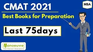 CMAT 2021 - Last 75days Remaining - Best Books for preparation | Target Top MBA Colleges