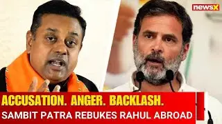 Sambit Patra Slams Rahul Gandhi for Insulting India on Foreign Soil During Boston Speech