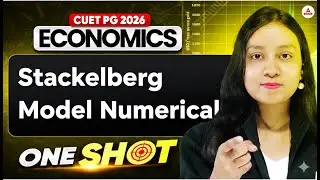 CUET PG Economics 2026 | Stackelberg Model Numericals