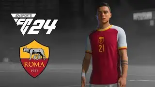 EAFC 24 PS5 - AS ROMA - PLAYER FACES AND RATINGS - 4K60FPS
