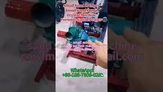 Small Sand Dredger Machine portable Sand Suction Dredge