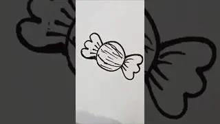 easy art 🥰 ll candy 🍬#drawing #youtubeshorts #beautifulart #reels #viralshorts