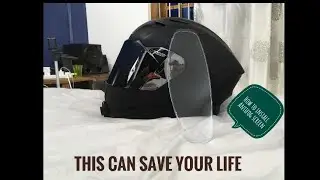 How to install Antifog screen on Helmet visor ✅ //LIFE SAVER /SMK HELMET ✅