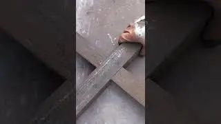 brilliant cutting tricks for iron angle ,#welding #welder #welders #febrication
