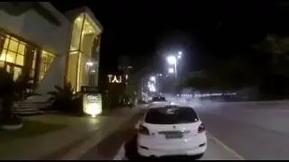 Mercedes AMG, Ferrari 358 It&aacute;lia, Porsche Batida em Balne&aacute;rio Camboriu