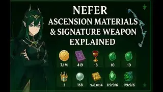Nefer Ascension Materials & Signature Weapon Explained - Genshin Impact 6.1