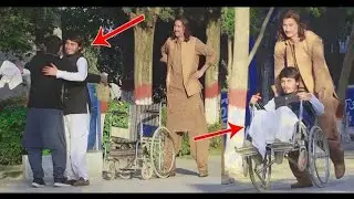 Wheel Chair Prank I vihle chair ka mazaq I व्हील चेयर शरारत I Шутка на инвалидной коляске