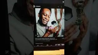 RIP the father pele #respect