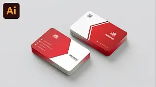 Beautiful Business Card Design in Illustrator | Illustrator tutorial | Jammu Graphics