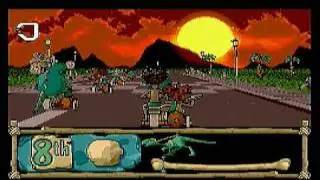 BC Racers (Sega CD) - Opening & Gameplay