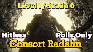 No-Hit Promised Consort Radahn [RL1, 0 Scadu] - Elden Ring