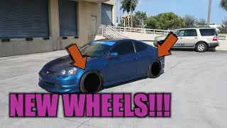 RSX DC5 BUILD - Installing NEW WHEELS ENKIE RPF1's