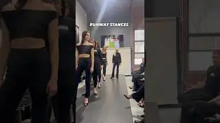 RUNWAY 101 - Proper runway stances set a pro apart from an amateur #Runway #ProjectRunway #Model