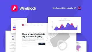 WireBlock - Wireframe UI Kit for Adobe XD | Promo