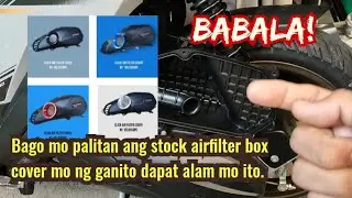 Parts ng Honda click 125i na hindi mo dapat palita (air filter box cover)