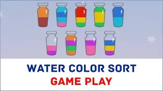 Water Color Sort Game #gameplay #games #game #kids #shorts #trending #viralvideo #braingames #gaming