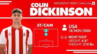 Men's Soccer | 6.4ft Forward, Midfielder, Defender | Colin Dickinson, United States | Recruit 2026