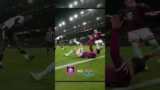 UNREAL! 😱 Burnley vs Newcastle United   | Full Match Highlights #football  #shorts  #skills